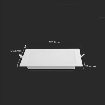 Κρεμαστό φωτιστικό οροφής LED LED/12W/230V 4000K