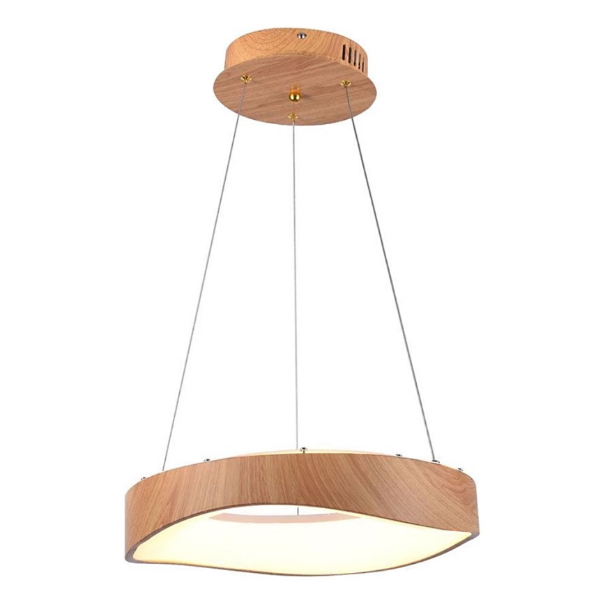 Κρεμαστό φωτιστικό οροφής LED LED/18W/230V 3000K ø 40 cm καφέ