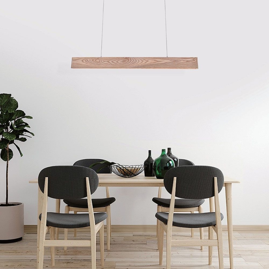Κρεμαστό φωτιστικό οροφής LED LED/24W/230V 3000K καφέ