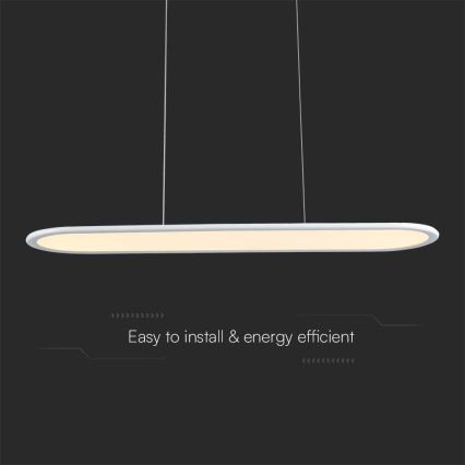 Κρεμαστό φωτιστικό οροφής LED LED/24W/230V 3000K λευκό