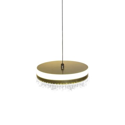 Κρεμαστό φωτιστικό οροφής LED LED/25W/230V διάμετρος 20 cm χρυσό