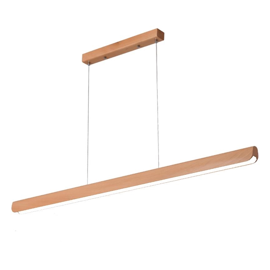 Κρεμαστό φωτιστικό οροφής LED LED/26W/230V 4000K 150 cm οξιά/μασίφ ξύλο