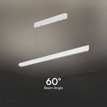 Κρεμαστό φωτιστικό οροφής LED LED/36W/230V 3000/4000/6400K λευκό