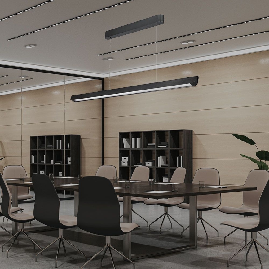 Κρεμαστό φωτιστικό οροφής LED LED/36W/230V 3000/4000/6400K μαύρο