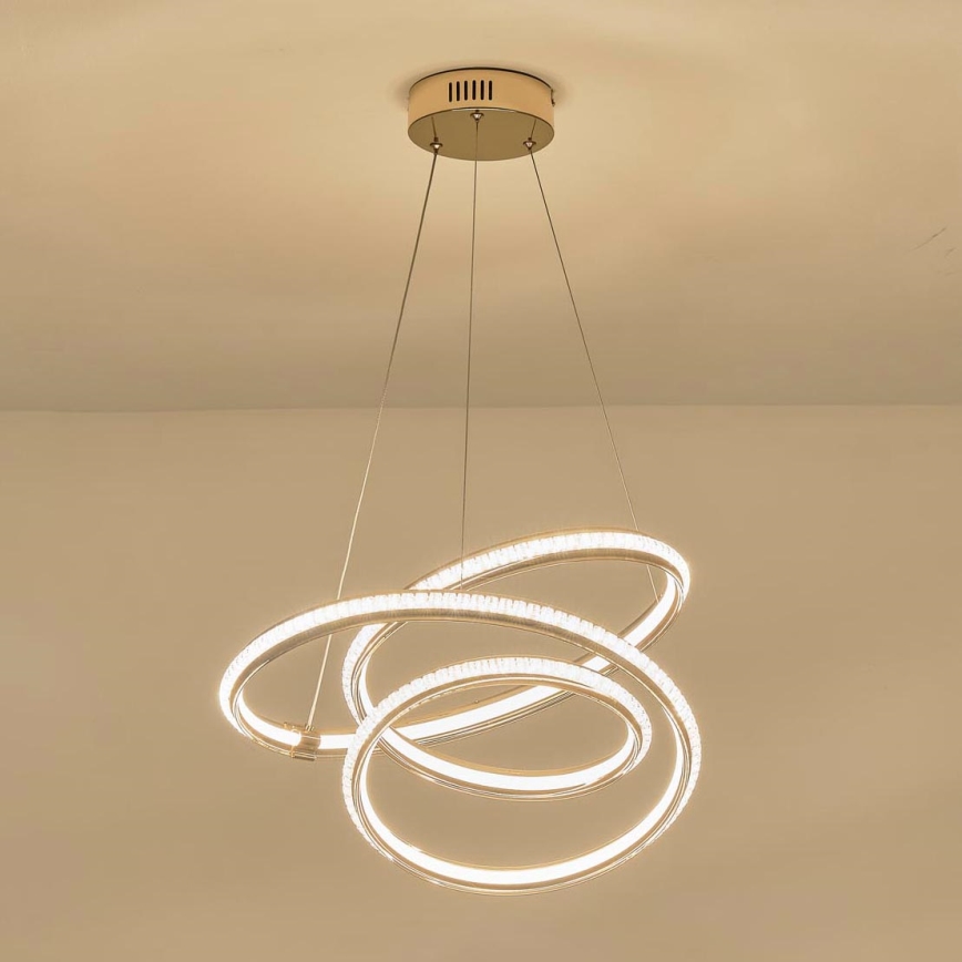 Κρεμαστό φωτιστικό οροφής LED LED/38W/230V 3000K 50x50 cm