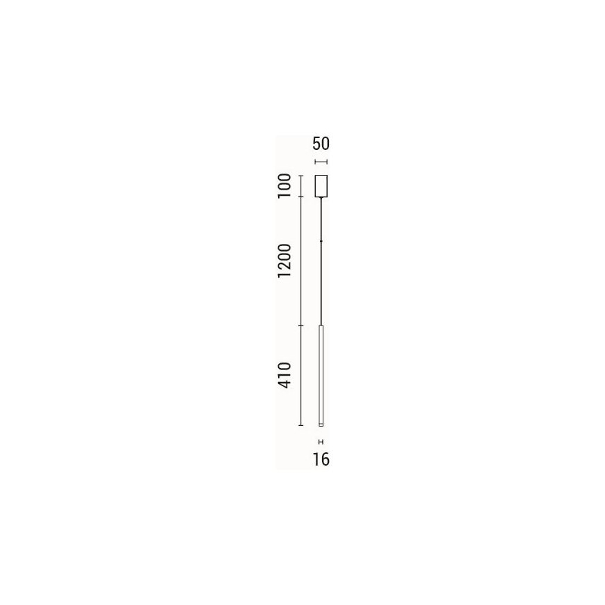 Κρεμαστό φωτιστικό οροφής LED LED/3W/230V 3000K διάμετρος 5 cm