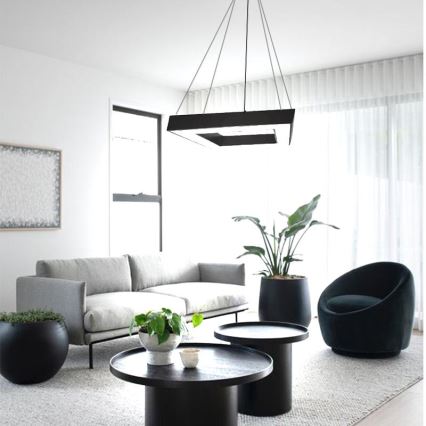 Κρεμαστό φωτιστικό οροφής LED LED/40W/230V 4000K 60x60 cm