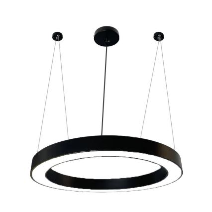 Κρεμαστό φωτιστικό οροφής LED LED/50W/230V 4000K διάμετρος 100 cm μαύρο