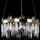 Κρεμαστό φωτιστικό οροφής LED LED/50W/230V διάμετρος 40 cm χρυσό