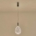 Κρεμαστό φωτιστικό οροφής LED LED/6,3W/230V 3000K γυαλιστερό χρώμιο διάμετρος 14 cm