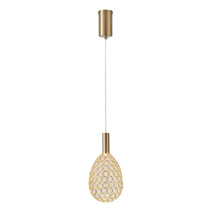 Κρεμαστό φωτιστικό οροφής LED LED/6,3W/230V 3000K χρυσό διάμετρος 14 cm