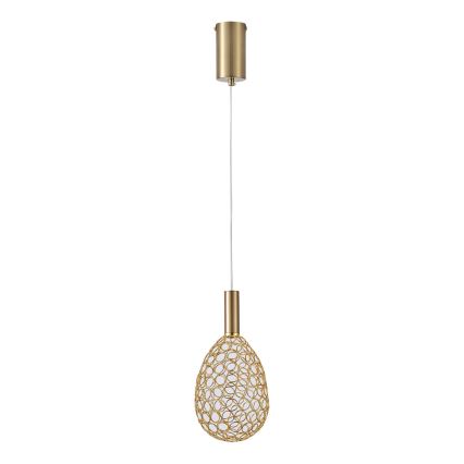 Κρεμαστό φωτιστικό οροφής LED LED/6,3W/230V 3000K χρυσό διάμετρος 14 cm
