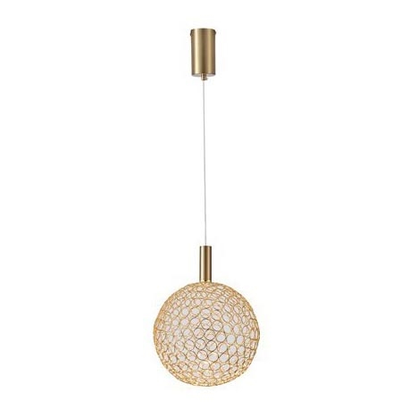 Κρεμαστό φωτιστικό οροφής LED LED/6,3W/230V 3000K χρυσό διάμετρος 25 cm