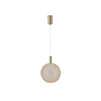 Κρεμαστό φωτιστικό οροφής LED LED/6,3W/230V 3000K χρυσό διάμετρος 25 cm