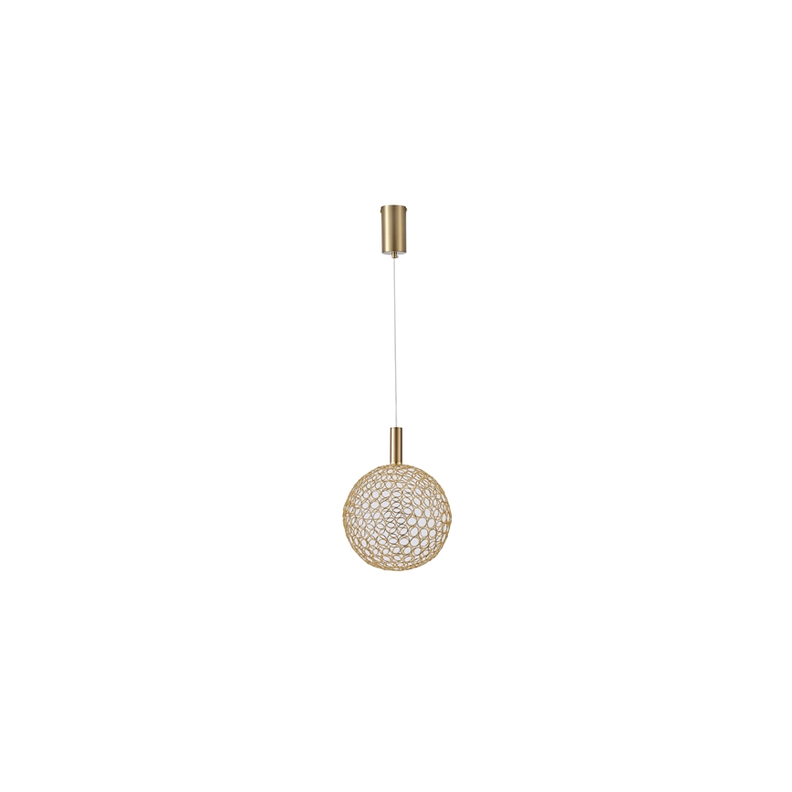 Κρεμαστό φωτιστικό οροφής LED LED/6,3W/230V 3000K χρυσό διάμετρος 25 cm