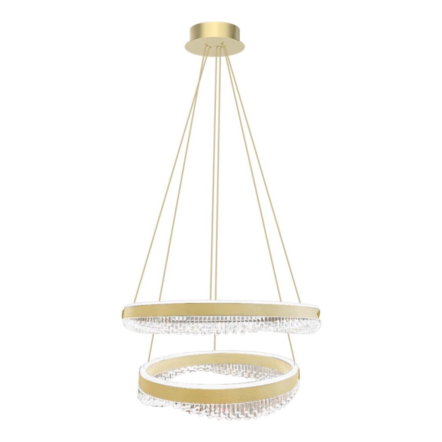 Κρεμαστό φωτιστικό οροφής LED LED/85W/230V διάμετρος 60 cm χρυσό