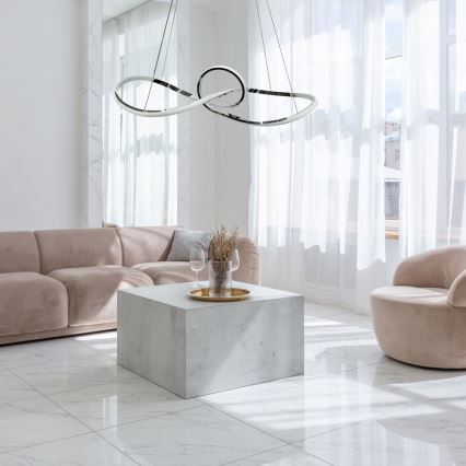 Κρεμαστό φωτιστικό οροφής LED MARCO LED/42W/230V γυαλιστερό χρώμιο