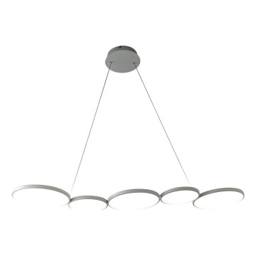 Κρεμαστό φωτιστικό οροφής LED OLYMPIA 5xLED/10W/230V γκρι