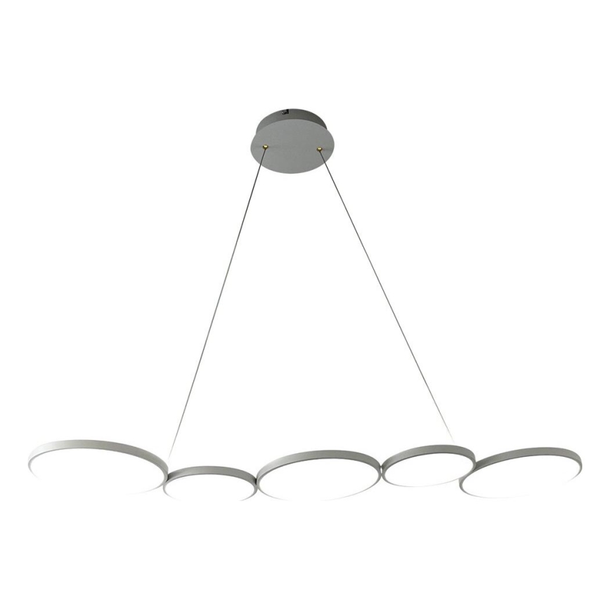 Κρεμαστό φωτιστικό οροφής LED OLYMPIA 5xLED/10W/230V γκρι