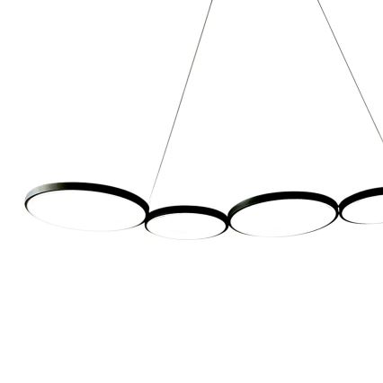 Κρεμαστό φωτιστικό οροφής LED OLYMPIA 5xLED/10W/230V μαύρο
