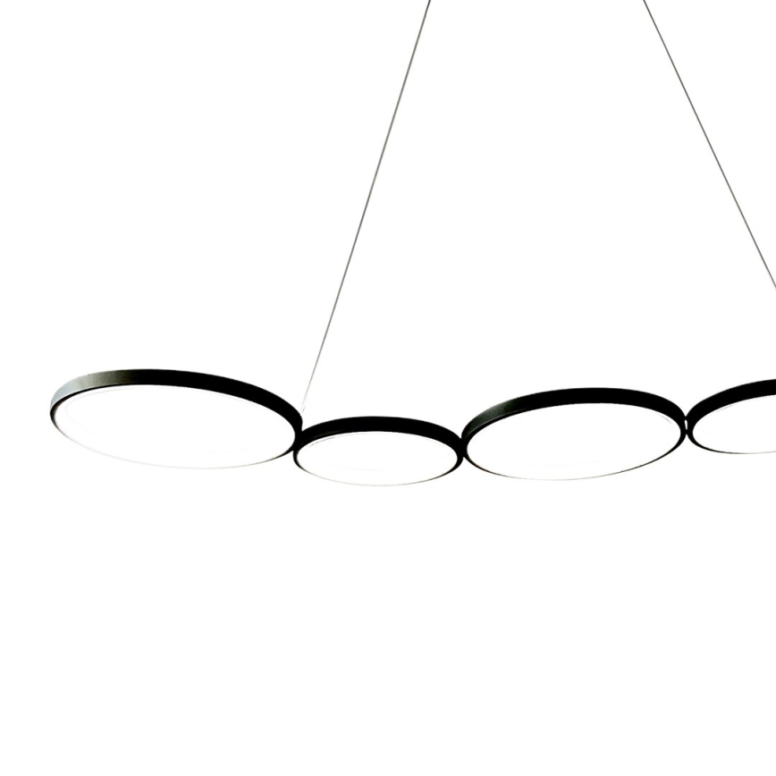 Κρεμαστό φωτιστικό οροφής LED OLYMPIA 5xLED/10W/230V μαύρο