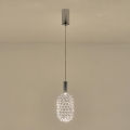 Κρεμαστό φωτιστικό οροφής LED PERFORATO LED/6,3W/230V 3000K γυαλιστερό χρώμιο διάμετρος 13 cm