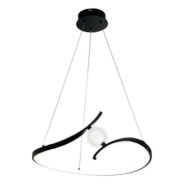 Κρεμαστό φωτιστικό οροφής LED PERLA LED/34W/230V μαύρο