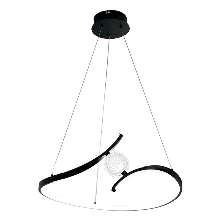 Κρεμαστό φωτιστικό οροφής LED PERLA LED/34W/230V μαύρο