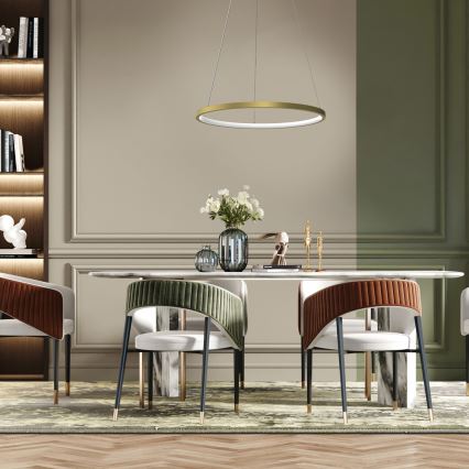 Κρεμαστό φωτιστικό οροφής LED  ROTONDA LED/27W/230V χρυσό
