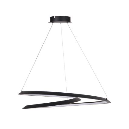 Κρεμαστό φωτιστικό οροφής LED TANGO LED/44W/230V 4000K διάμετρος 60 cm μαύρο