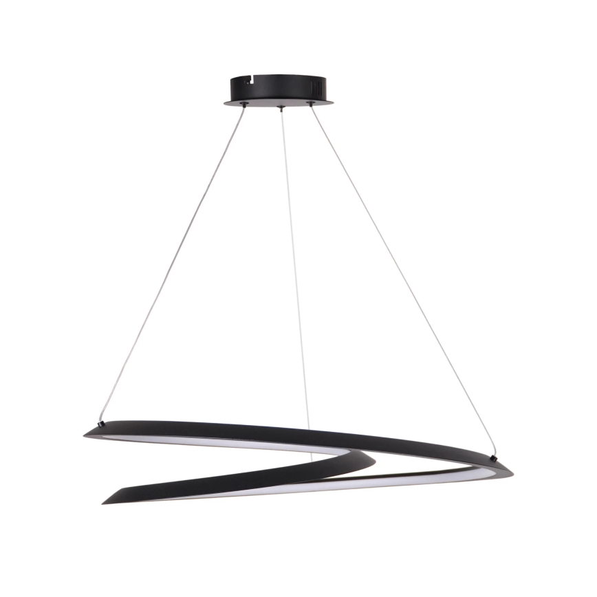 Κρεμαστό φωτιστικό οροφής LED TANGO LED/44W/230V 4000K διάμετρος 60 cm μαύρο