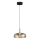 Κρεμαστό φωτιστικό οροφής LED VETRO LED/6W/230V διάμετρος 23 cm μπεζ/μαύρο