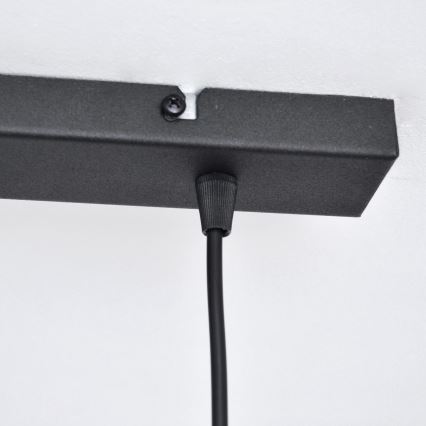 Κρεμαστό φωτιστικό οροφής LED VOLTA 2xE27/15W/230V μαύρο/χρυσαφί