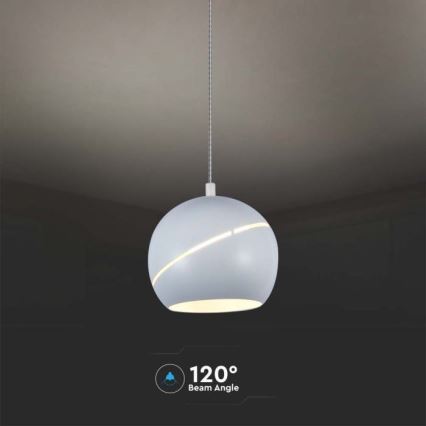 Κρεμαστό φωτιστικό οροφής LED αφής LED/8,5W/230V 3000K λευκό