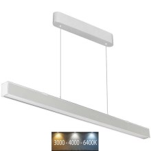 Κρεμαστό φωτιστικό οροφής LED ράγα LED/40W/230V 3000/4000/6400K λευκό