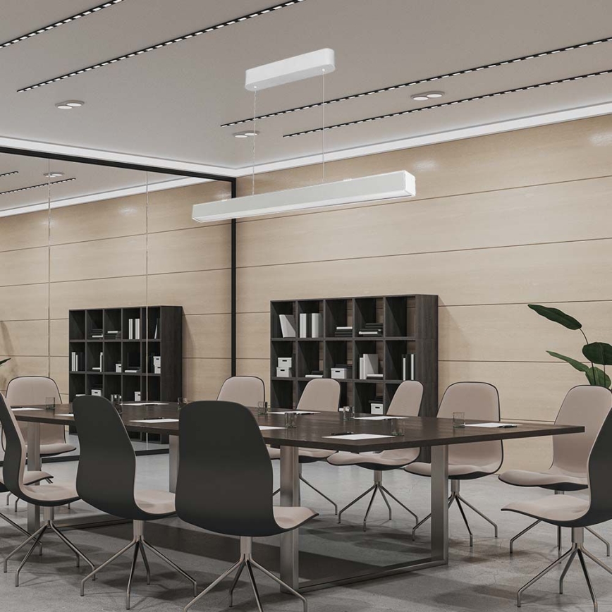 Κρεμαστό φωτιστικό οροφής LED ράγα LED/40W/230V 3000/4000/6400K λευκό