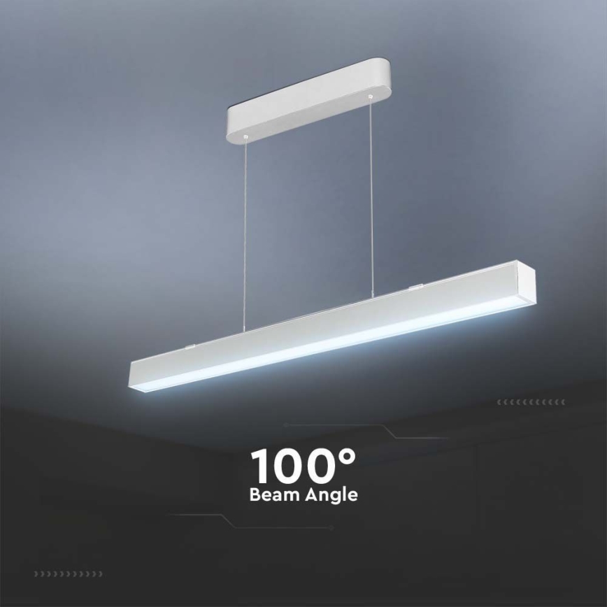 Κρεμαστό φωτιστικό οροφής LED ράγα LED/40W/230V 3000/4000/6400K λευκό