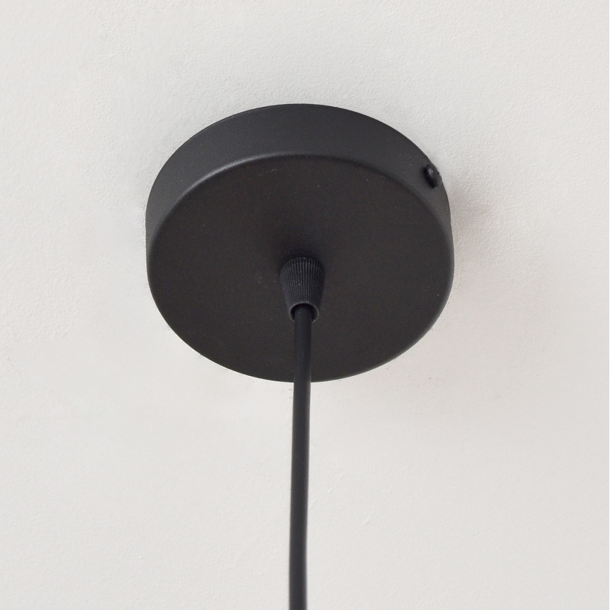 Κρεμαστό φωτιστικό οροφής LILI 1xE27/15W/230V μαύρο/γκρι