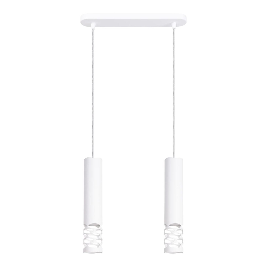 Κρεμαστό φωτιστικό οροφής LIRO 2xGU10/10W/230V λευκό