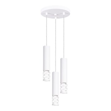Κρεμαστό φωτιστικό οροφής LIRO 3xGU10/10W/230V λευκό