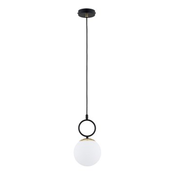 Κρεμαστό φωτιστικό οροφής LISTER 1xE14/10W/230V μαύρο/λευκό