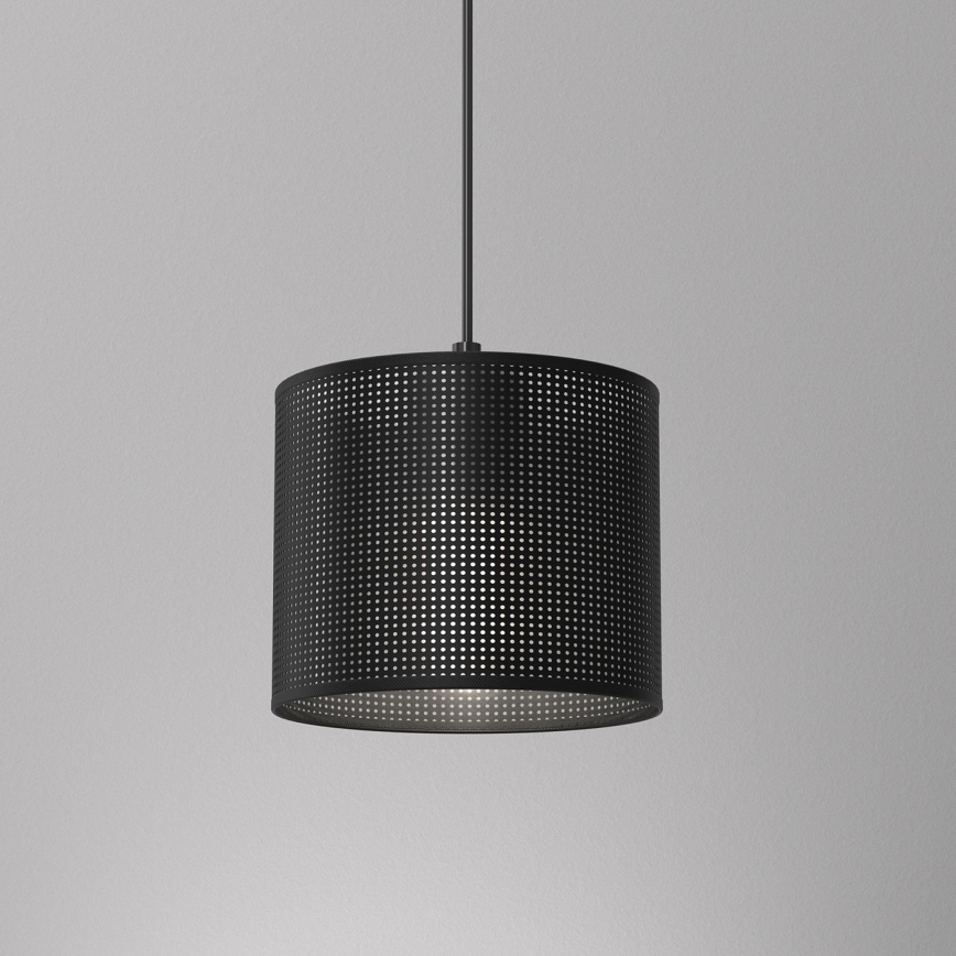 Κρεμαστό φωτιστικό οροφής LOFT SHADE 1xE27/60W/230V διάμετρος 18 cm μαύρο