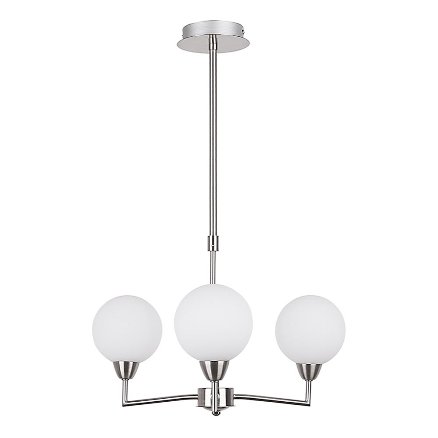 Κρεμαστό φωτιστικό οροφής LOGOS 3xG9/25W/230V ματ χρώμιο