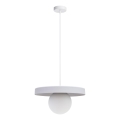 Κρεμαστό φωτιστικό οροφής LOME 1xE27/60W/230V λευκό