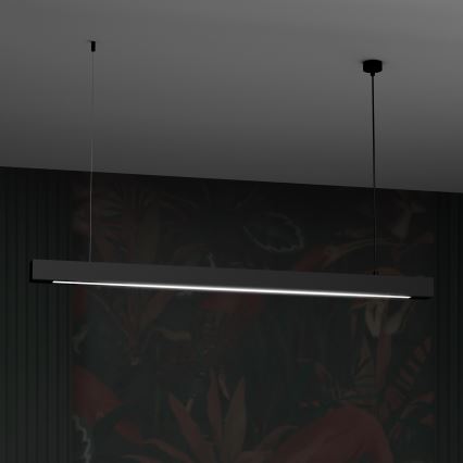 Κρεμαστό φωτιστικό οροφής LUNGO T8 1xG13/18W/230V μαύρο