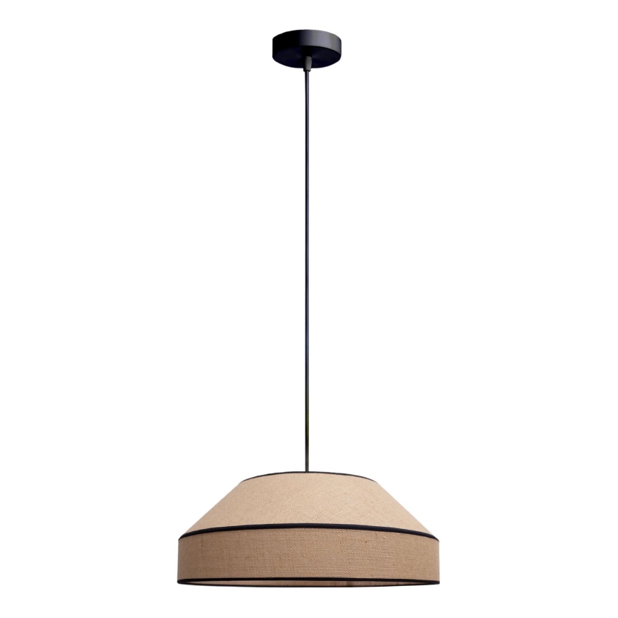 Κρεμαστό φωτιστικό οροφής MANISO 1xE27/60W/230V διάμετρος 45 cm μπεζ