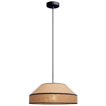 Κρεμαστό φωτιστικό οροφής MANISO 1xE27/60W/230V διάμετρος 45 cm μπεζ