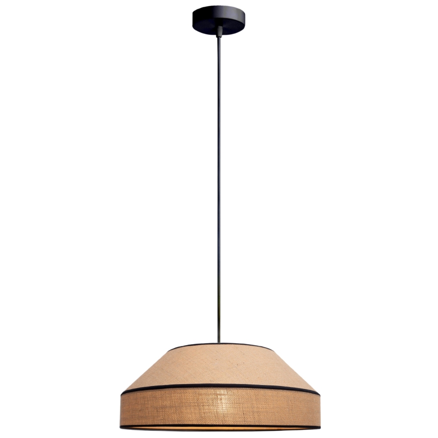 Κρεμαστό φωτιστικό οροφής MANISO 1xE27/60W/230V διάμετρος 45 cm μπεζ