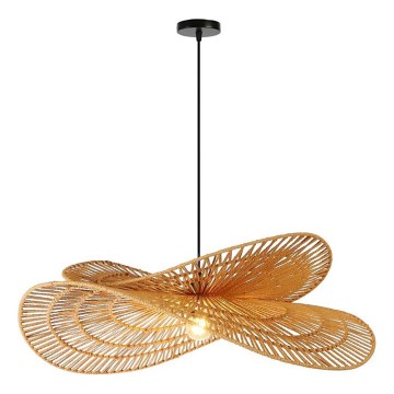 Κρεμαστό φωτιστικό οροφής MARIPOSA 1xE27/40W/230V διάμετρος 80 cm γιούτα