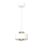 Κρεμαστό φωτιστικό οροφής MARTI 1xE27/15W/230V λευκό/χρυσό